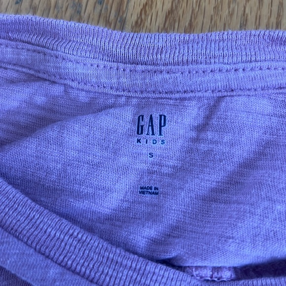 Gap Girls Ruffle Long Sleeve ‘Orchid Haze’ Purple Small 6-7 - Picture 3 of 6